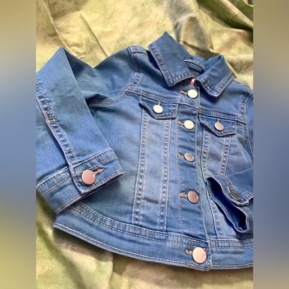 Denim Children's Place Fringe Mardi Gras Jacket - Picture 3 of 7